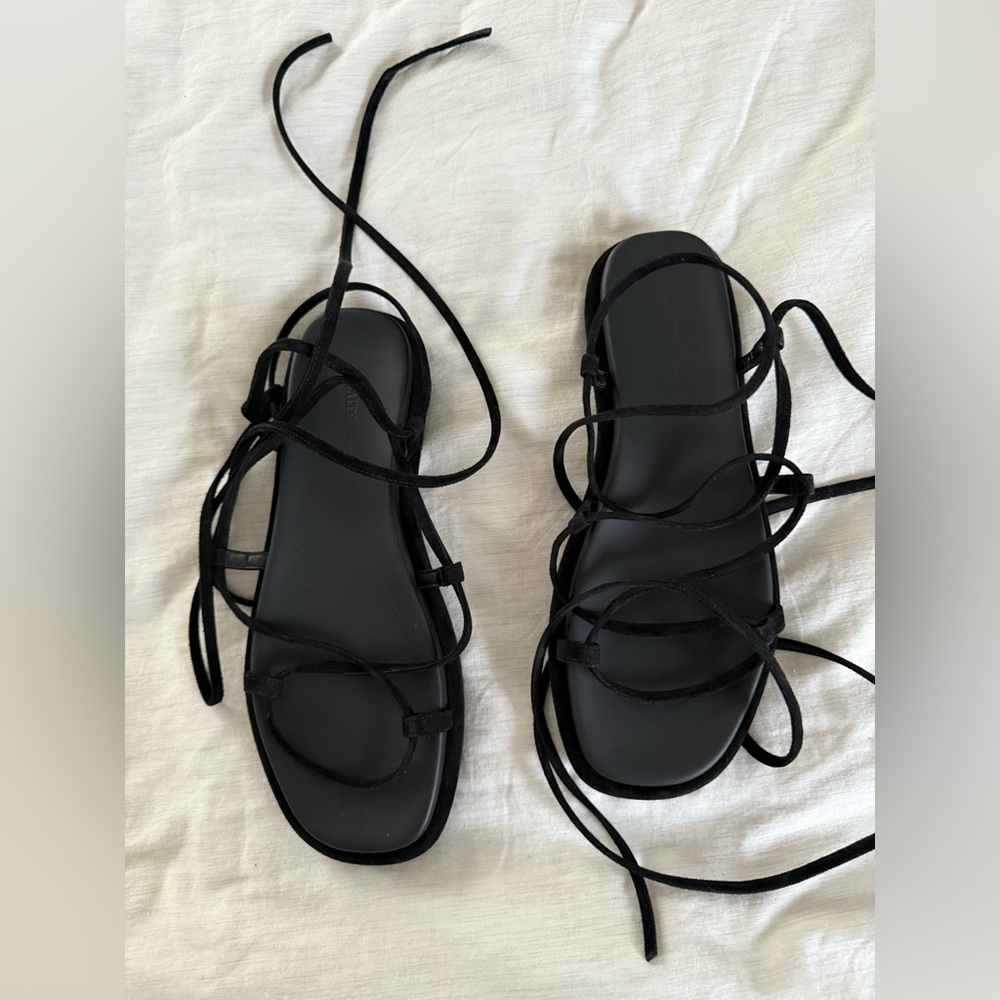 Khaite platform sandals